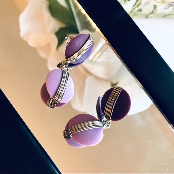 GIOVANNA CHANTAL Fine Essence Earrings - Purple - Picture 4 of 6